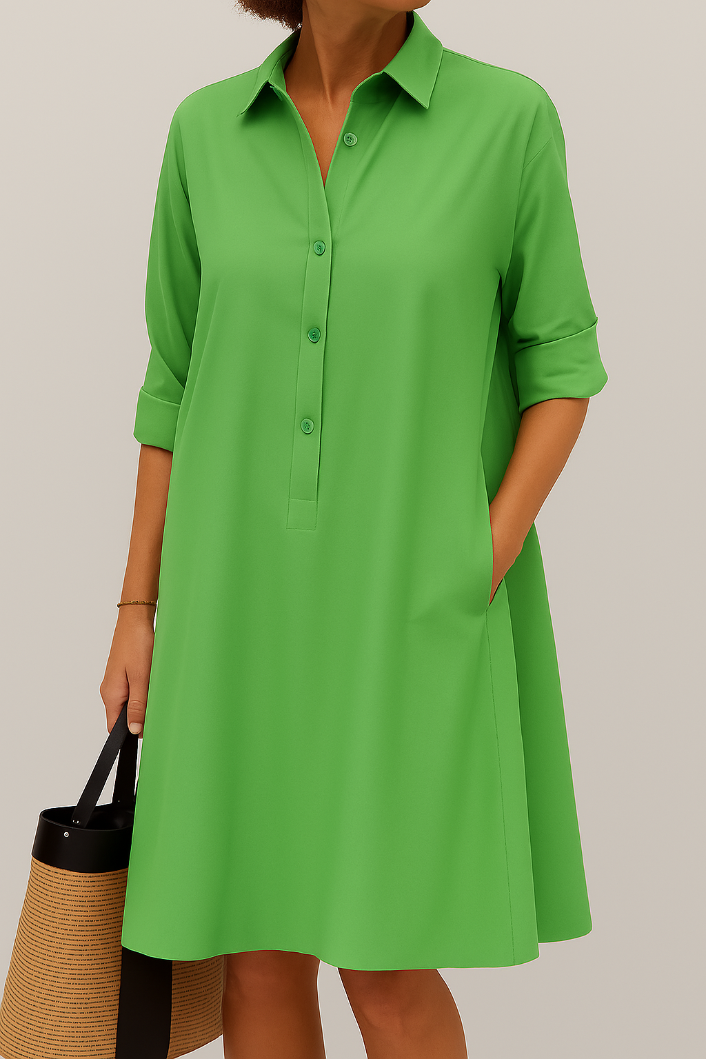 Elodie - Vestido camisero con botones