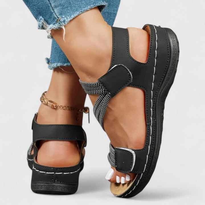 Francine - Sandalias ortopédicas acolchadas