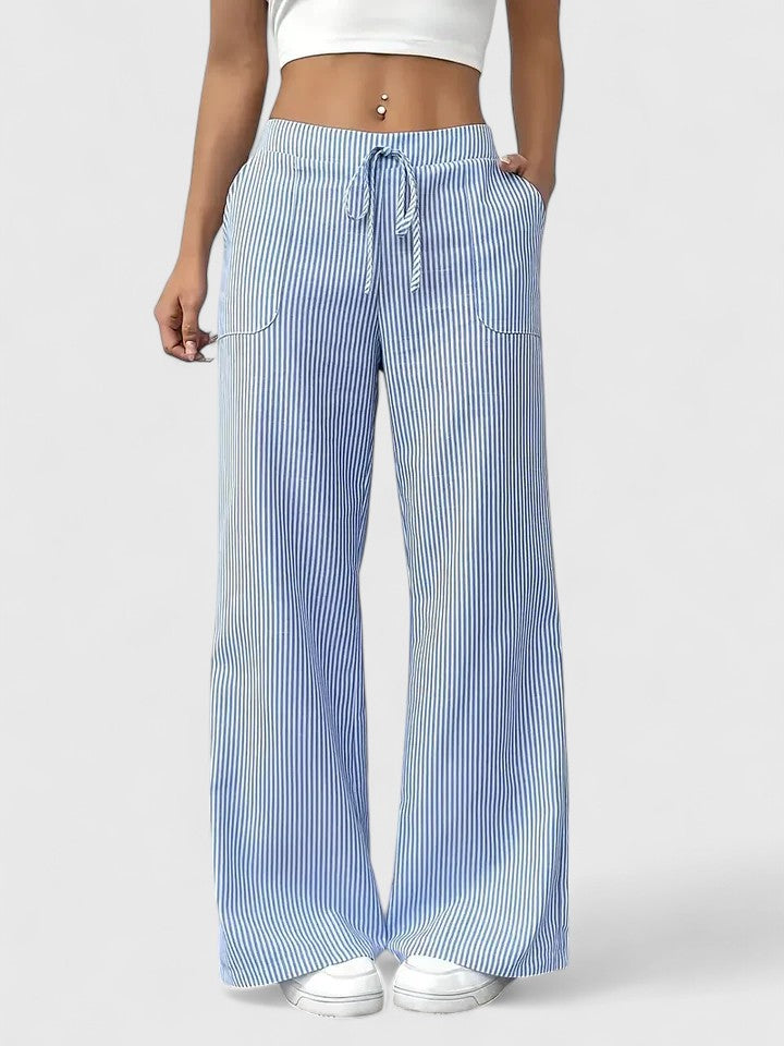 Chelsea - Pantalones con cordón ajustable de tacto suave