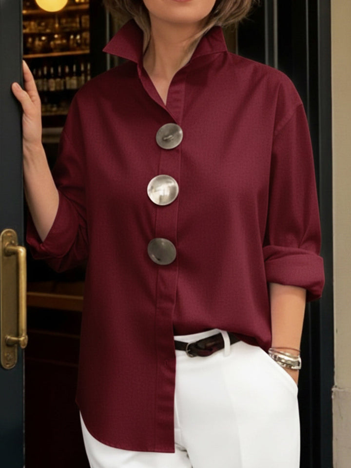 Marisen - Blusa abotonada casual chic