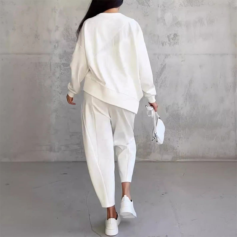 Eulavie - Conjunto lounge oversize de tacto suave