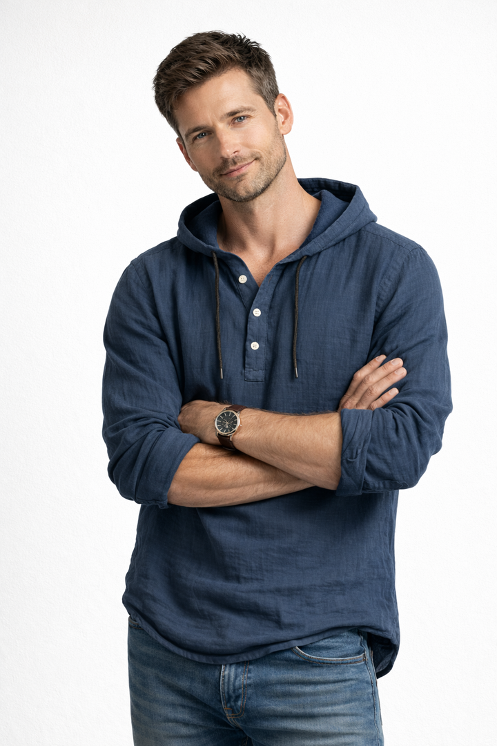 Alton - Sudadera de lino transpirable