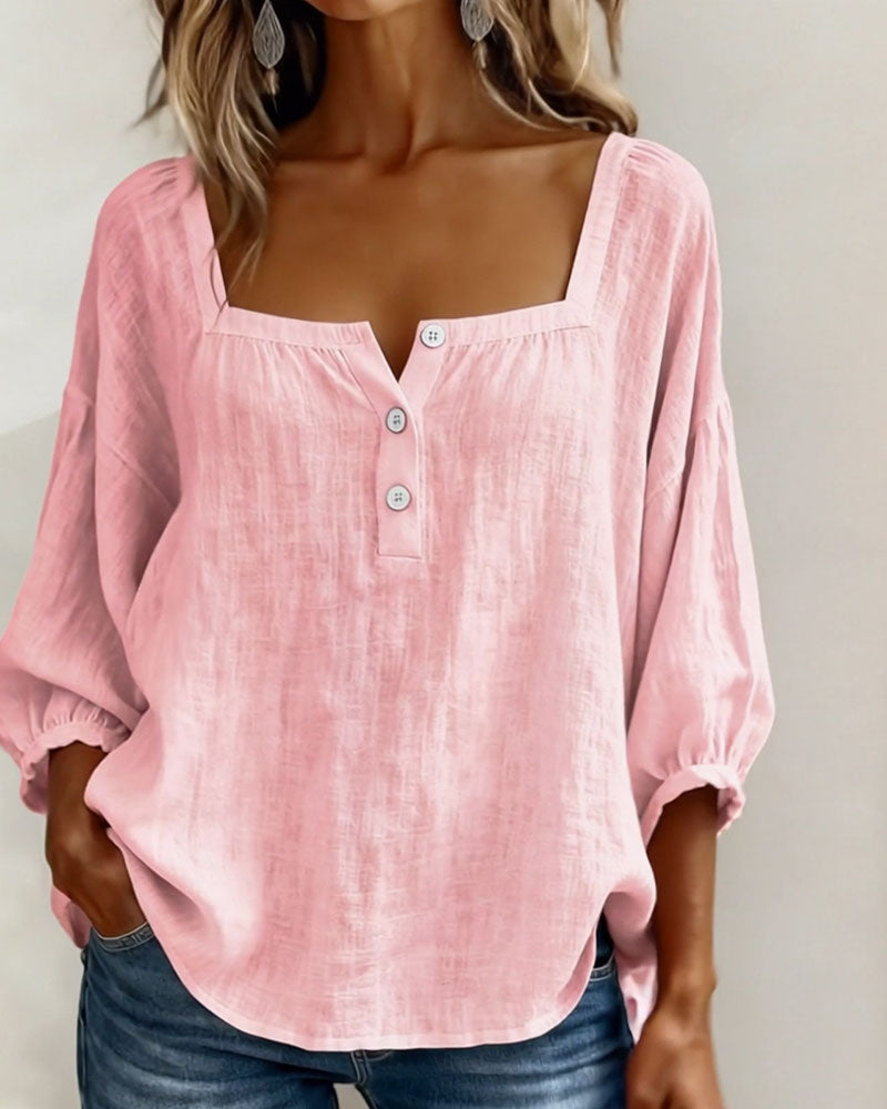Zoya - Blusa de lino fresca