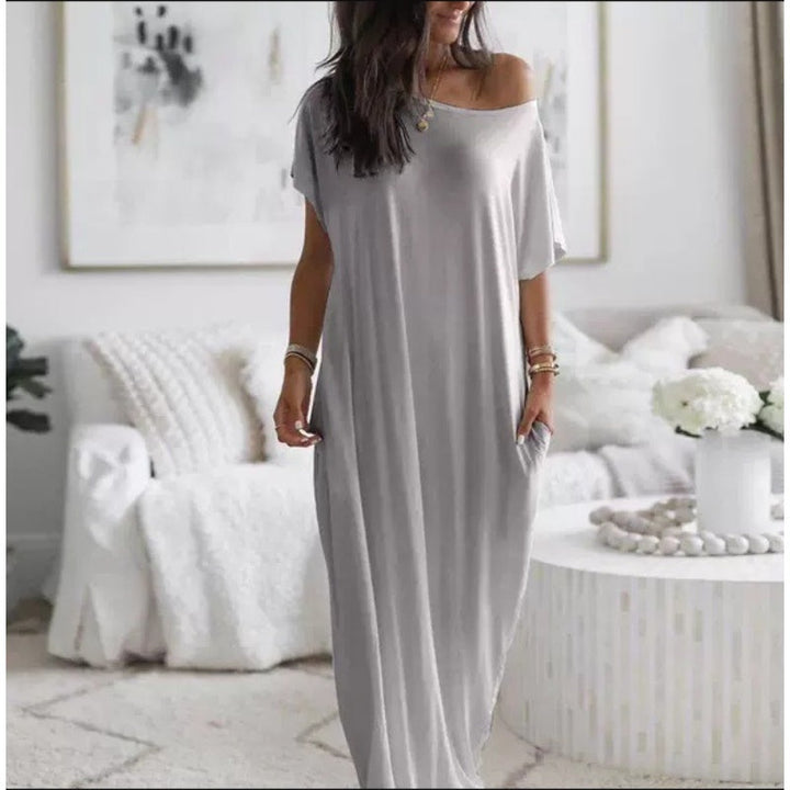 Ulissa - Vestido maxi con hombros descubiertos