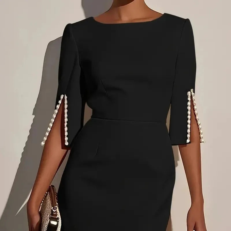 Anneliese - Vestido lápiz suave al tacto