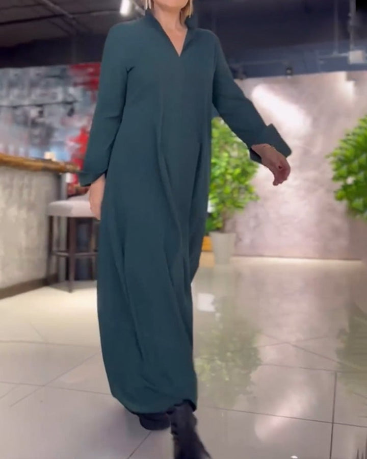 Kesslyn - Vestido maxi suave al tacto
