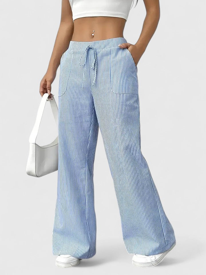 Chelsea - Pantalones con cordón ajustable de tacto suave