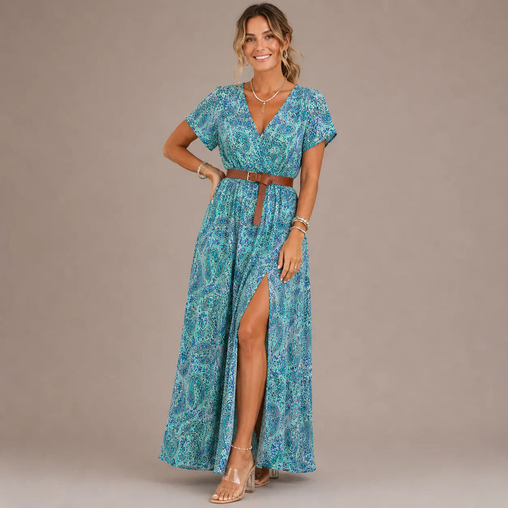 Helisara - Vestido largo boho fresco