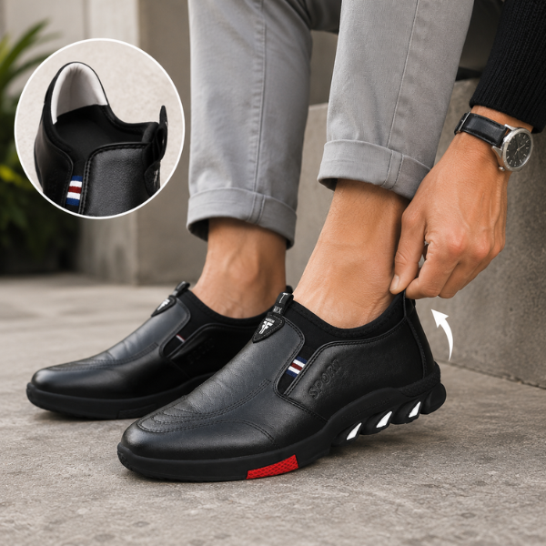 Saevan - Zapatos de vestir ligeros con suela antiderrapante de alta calidad