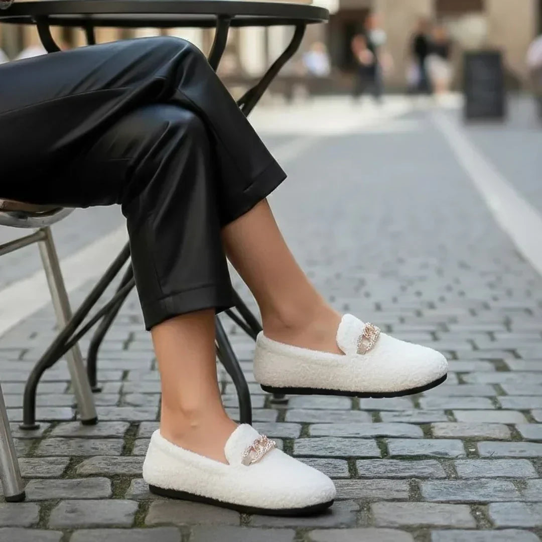 Elari - Pantuflas ergonómicas de felpa