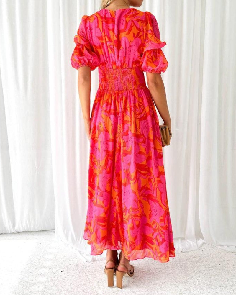 Faye - Vestido largo fluido