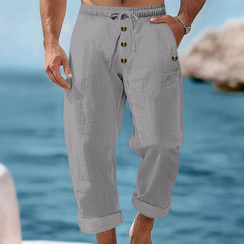 Seymour - Pantalón de verano con jareta ajustable