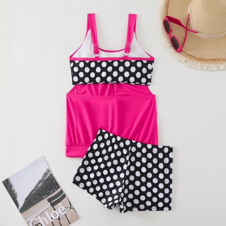 Celandine - Conjunto de bikini retro de secado rápido con estampado de lunares