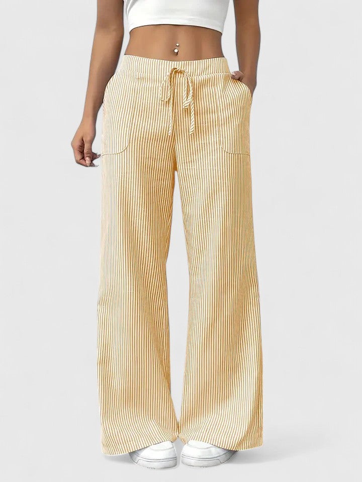 Chelsea - Pantalones con cordón ajustable de tacto suave