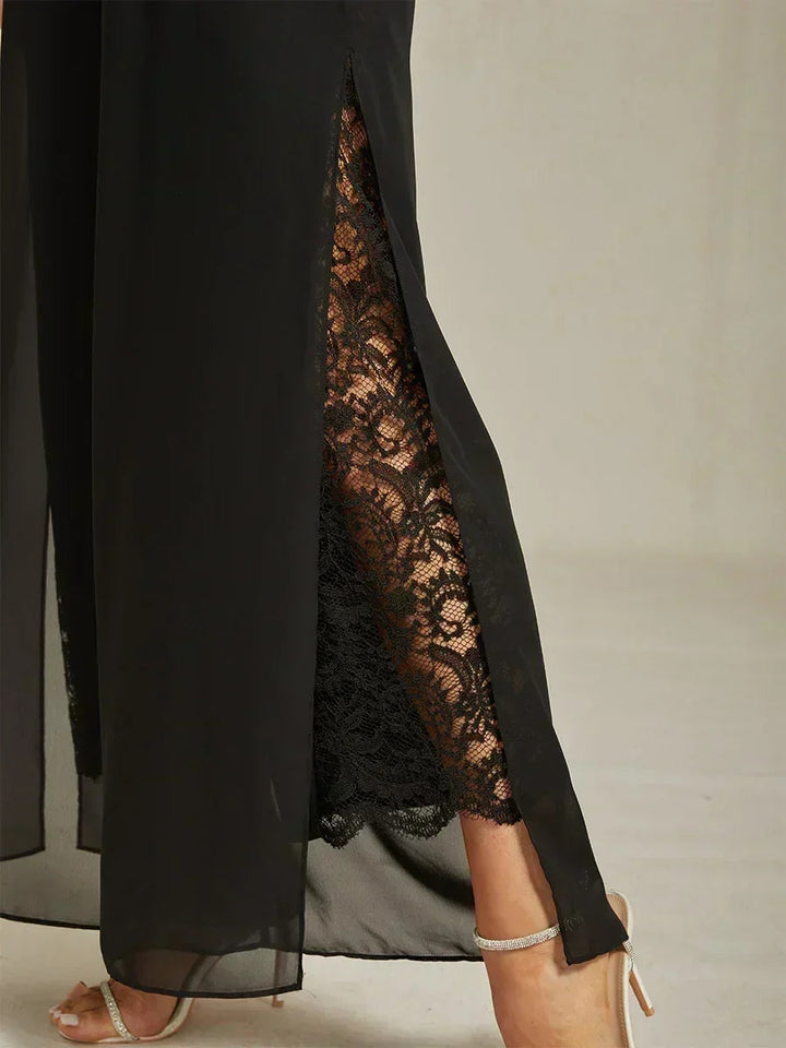 Tairess - Pantalón de pierna ancha