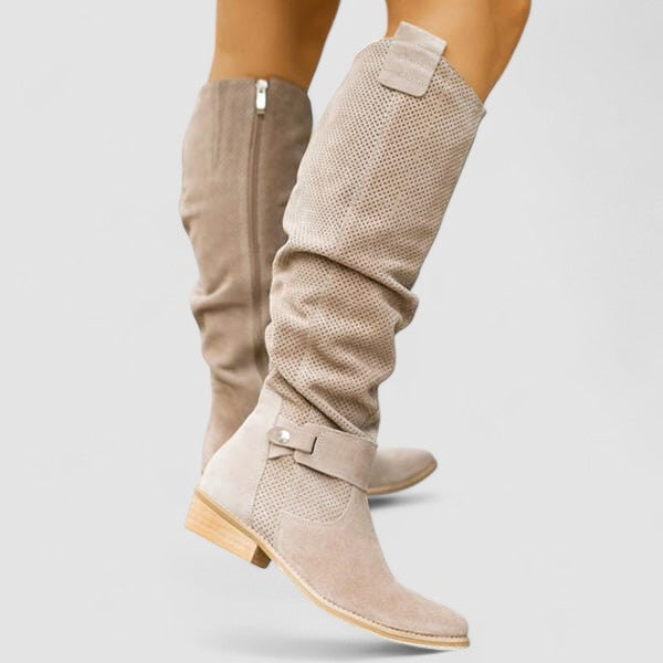 Amira - Botines estilo western acolchados