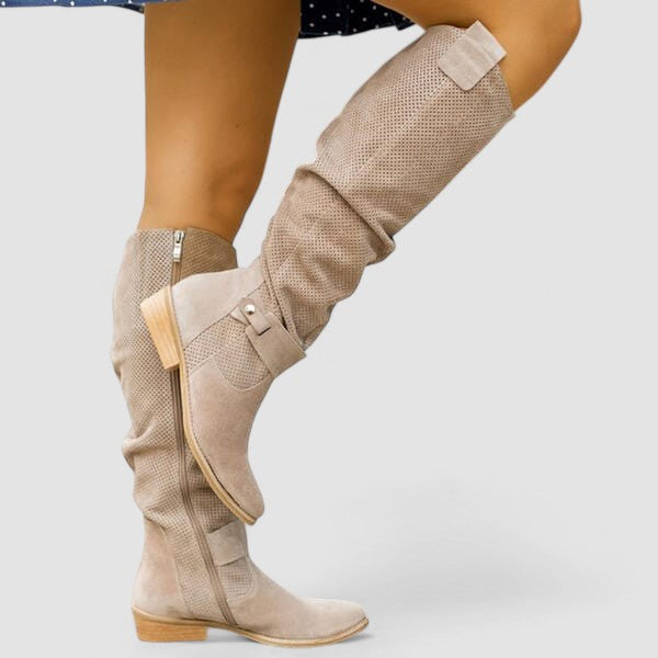Amira - Botines estilo western acolchados
