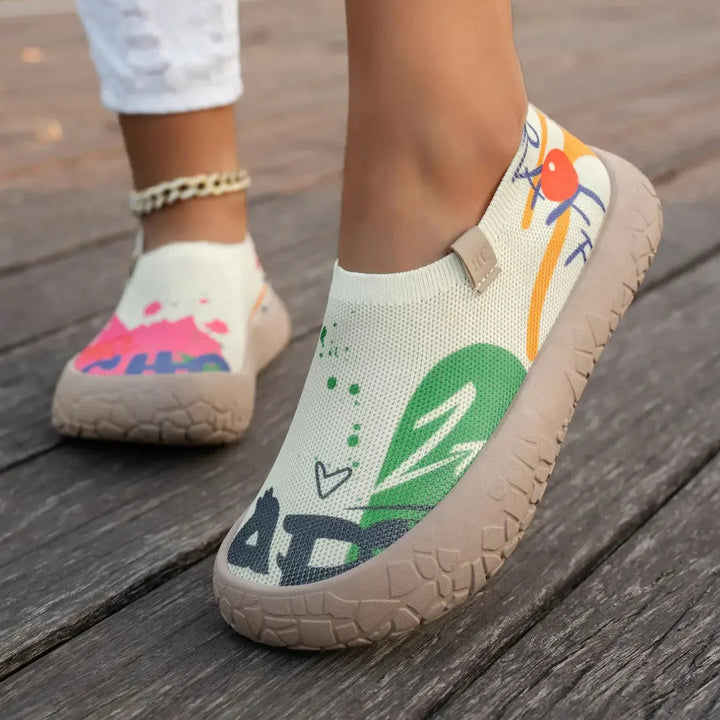 Allegra - Tenis slip-on con amortiguación