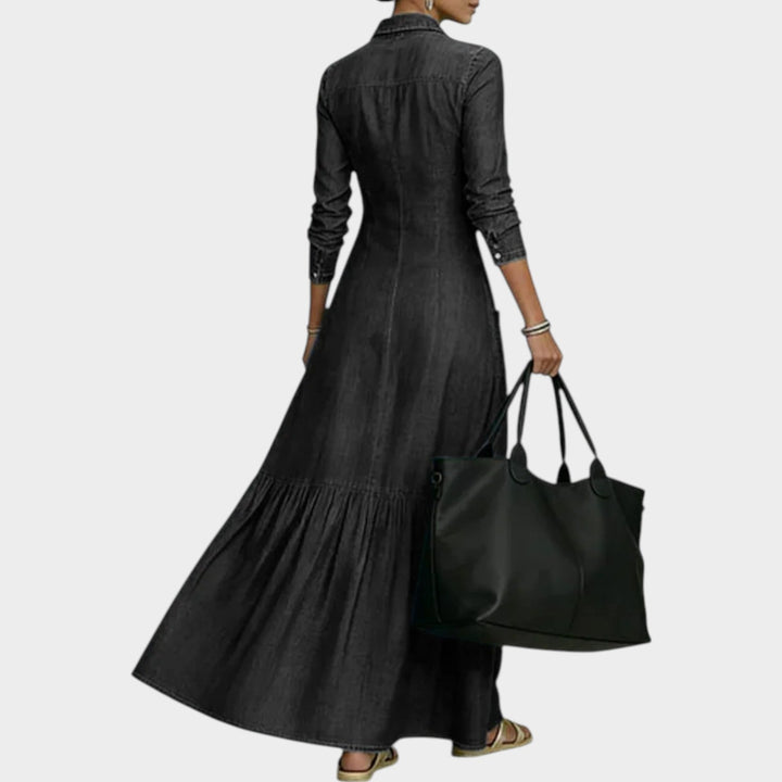 Mavira - Vestido maxi suave al tacto