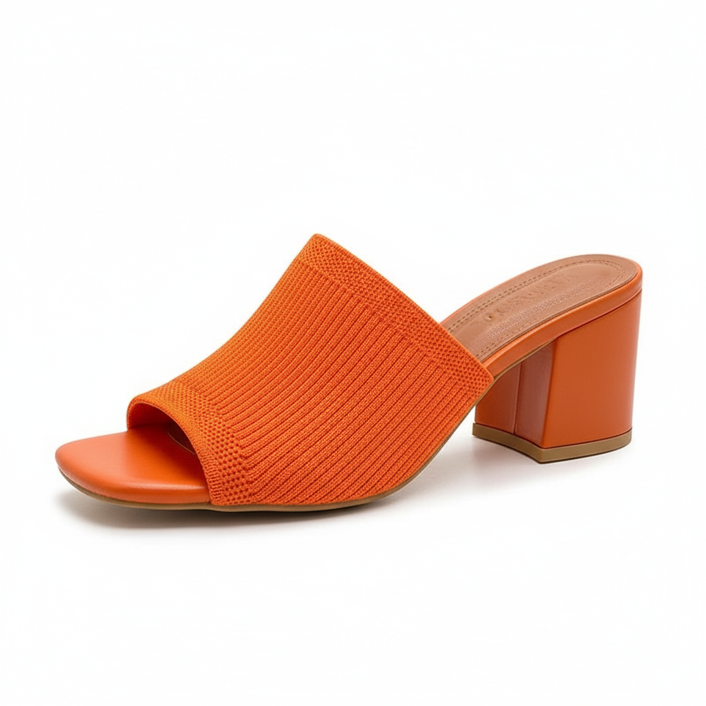 Virelle - Zapatos de tacón bajo con acabado suave al tacto