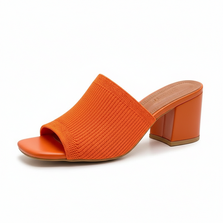 Virelle - Zapatos de tacón bajo con acabado suave al tacto