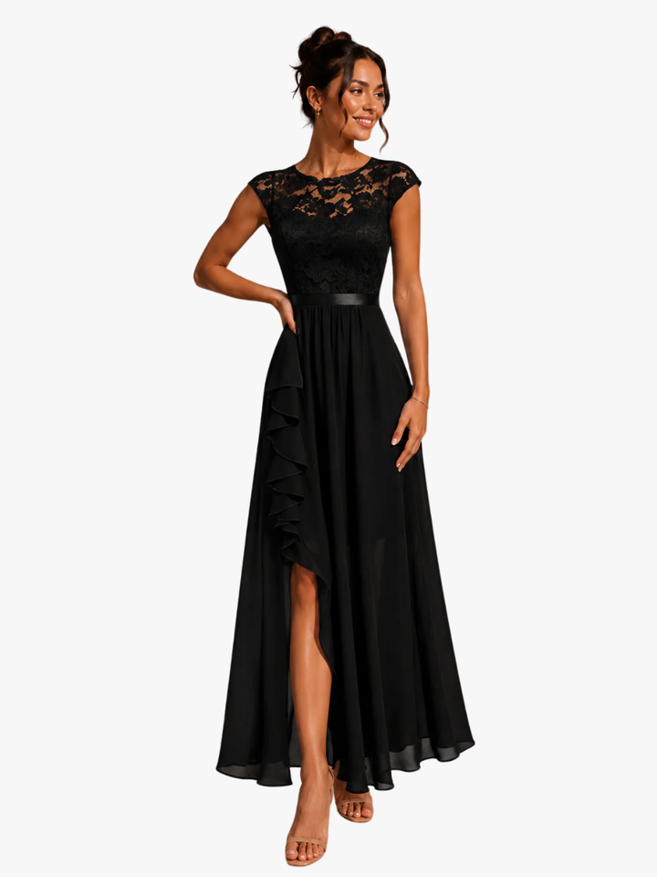 Winsome - Vestido maxi de corte en A fluido