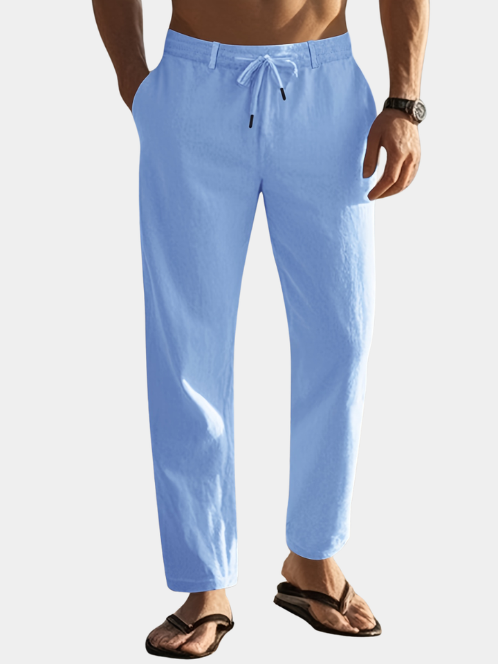 Wilfred - Pantalones de lino de corte relajado
