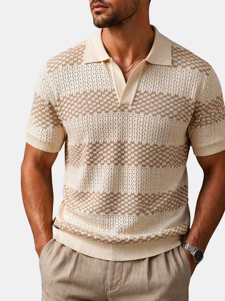 Alden - Polo de tejido texturizado