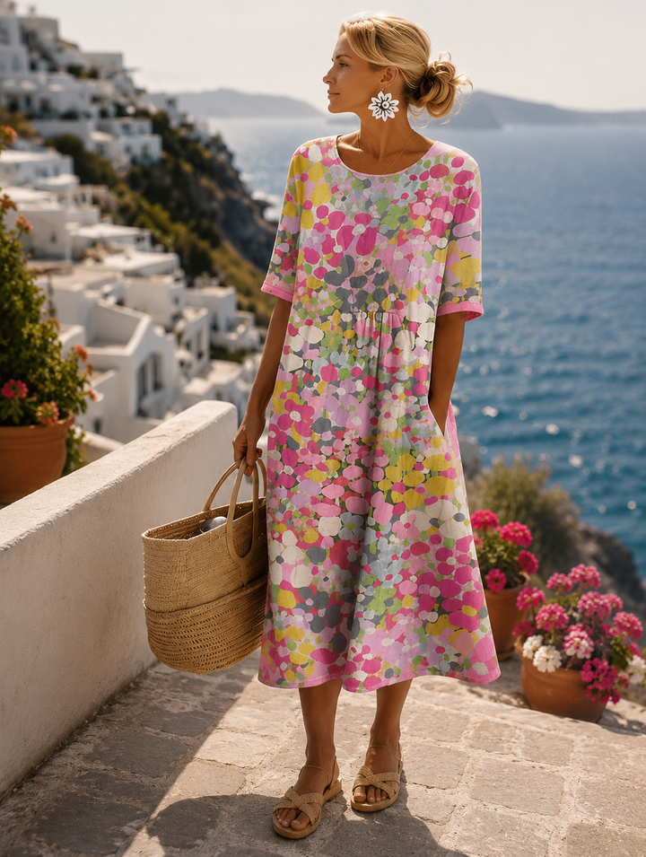 Jenna - Vestido midi vaporoso