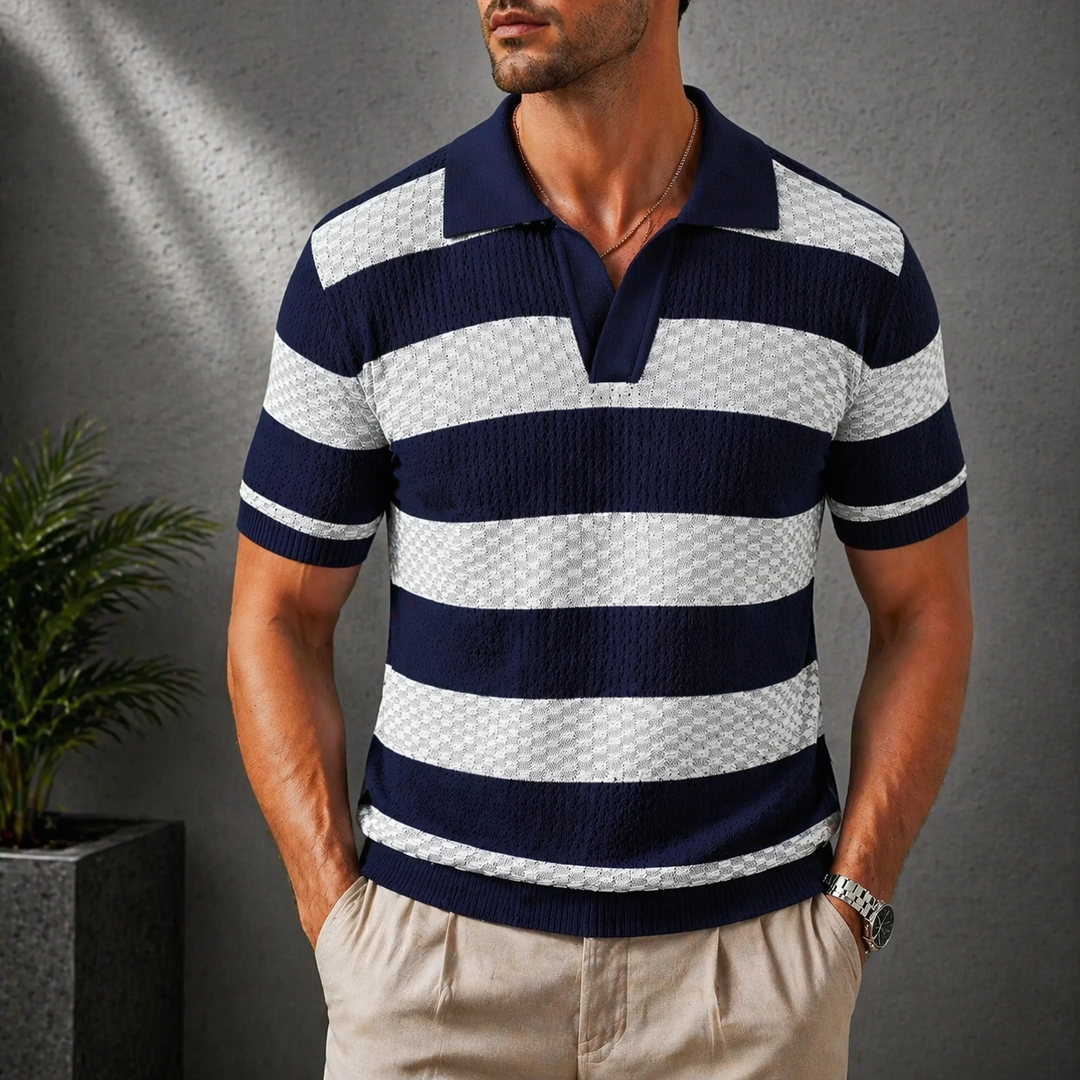 Alden - Polo de tejido texturizado