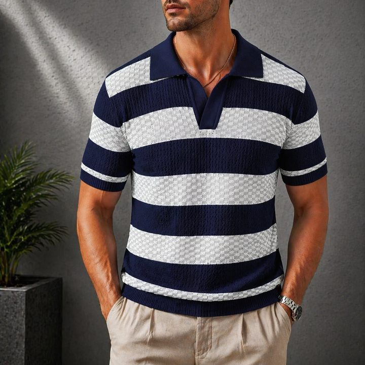 Alden - Polo de tejido texturizado