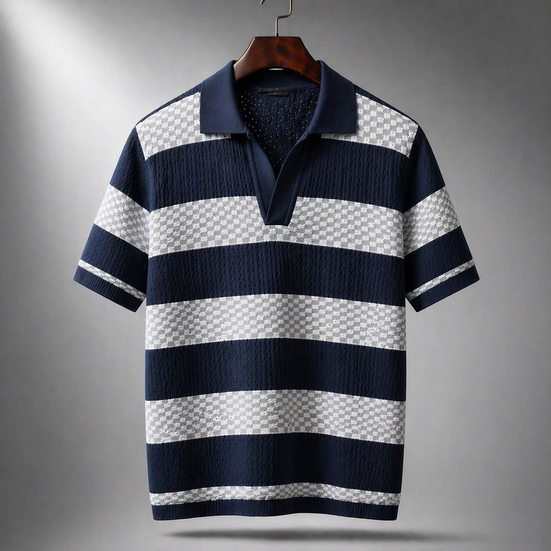 Alden - Polo de tejido texturizado