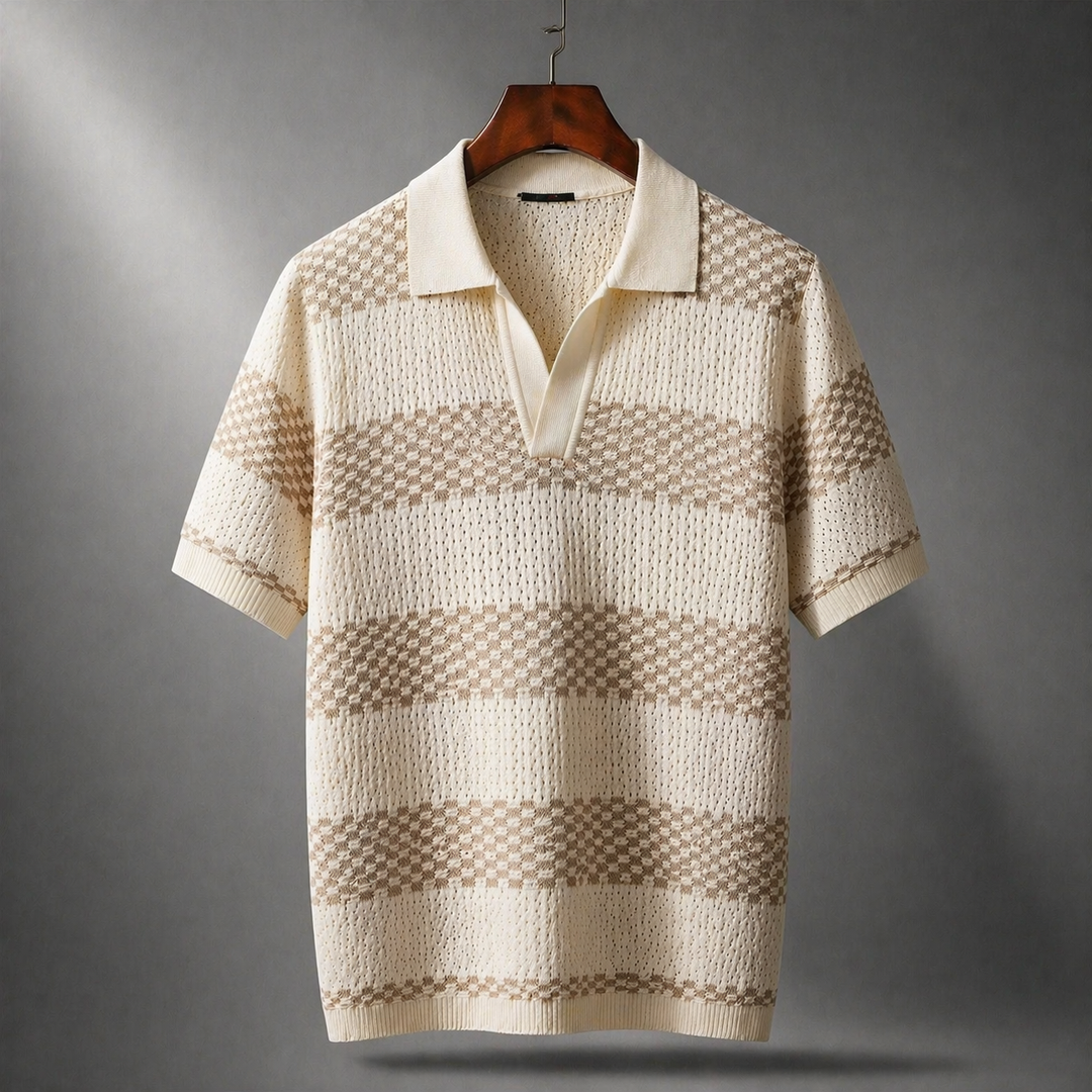 Alden - Polo de tejido texturizado
