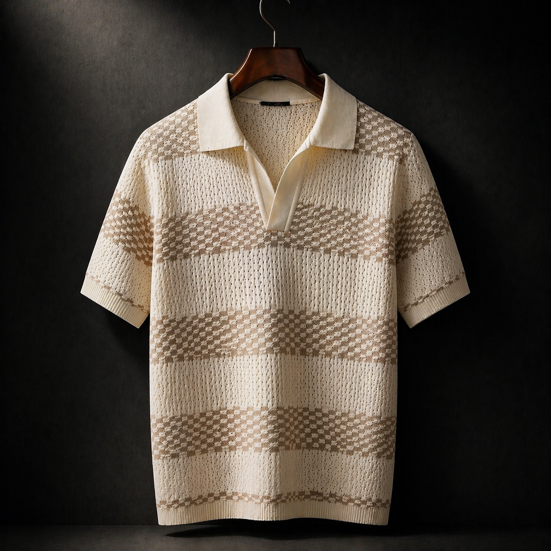Alden - Polo de tejido texturizado