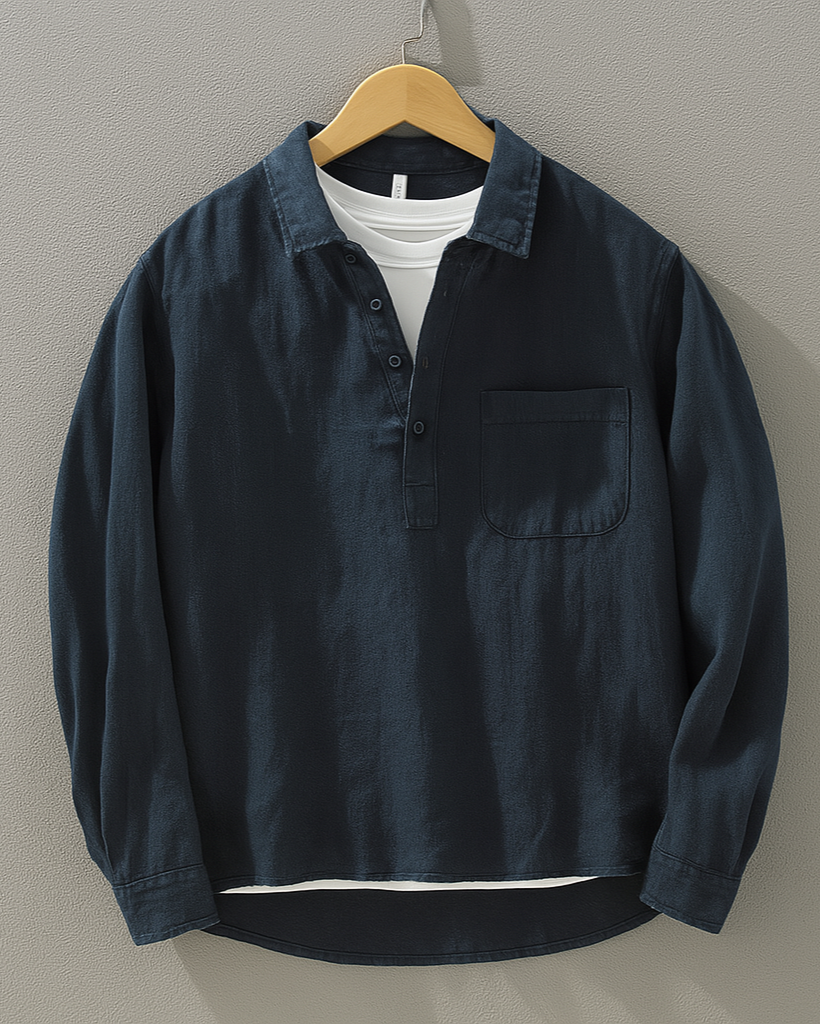 Edison - Camisa popover elegante y casual
