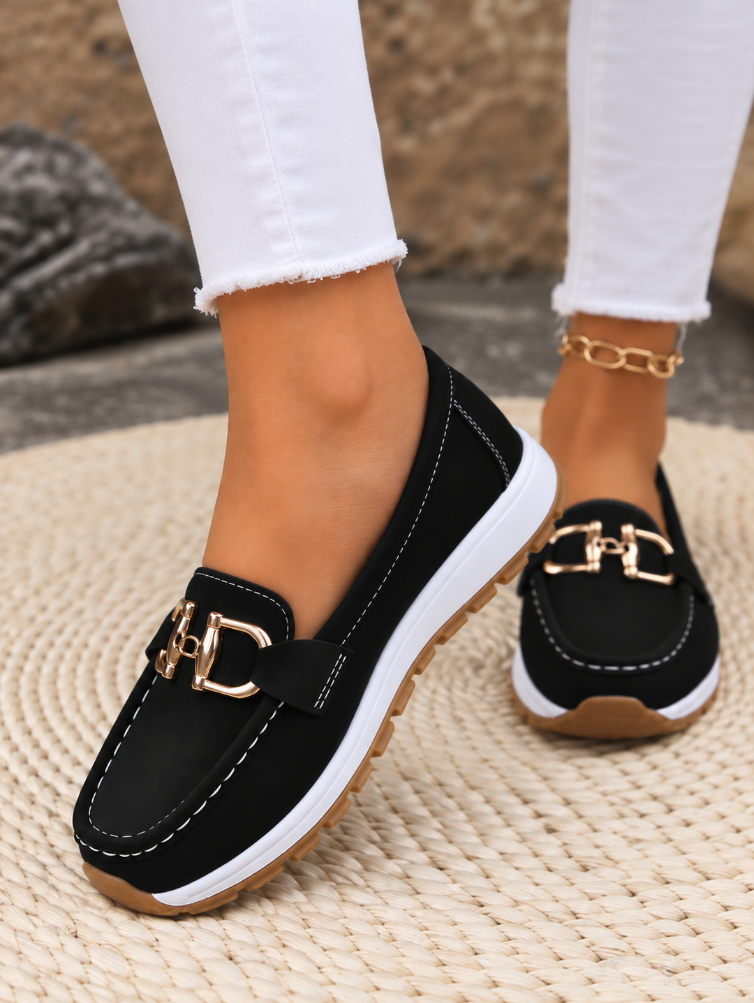 Delavyn - Mocasines con Hebilla Premium