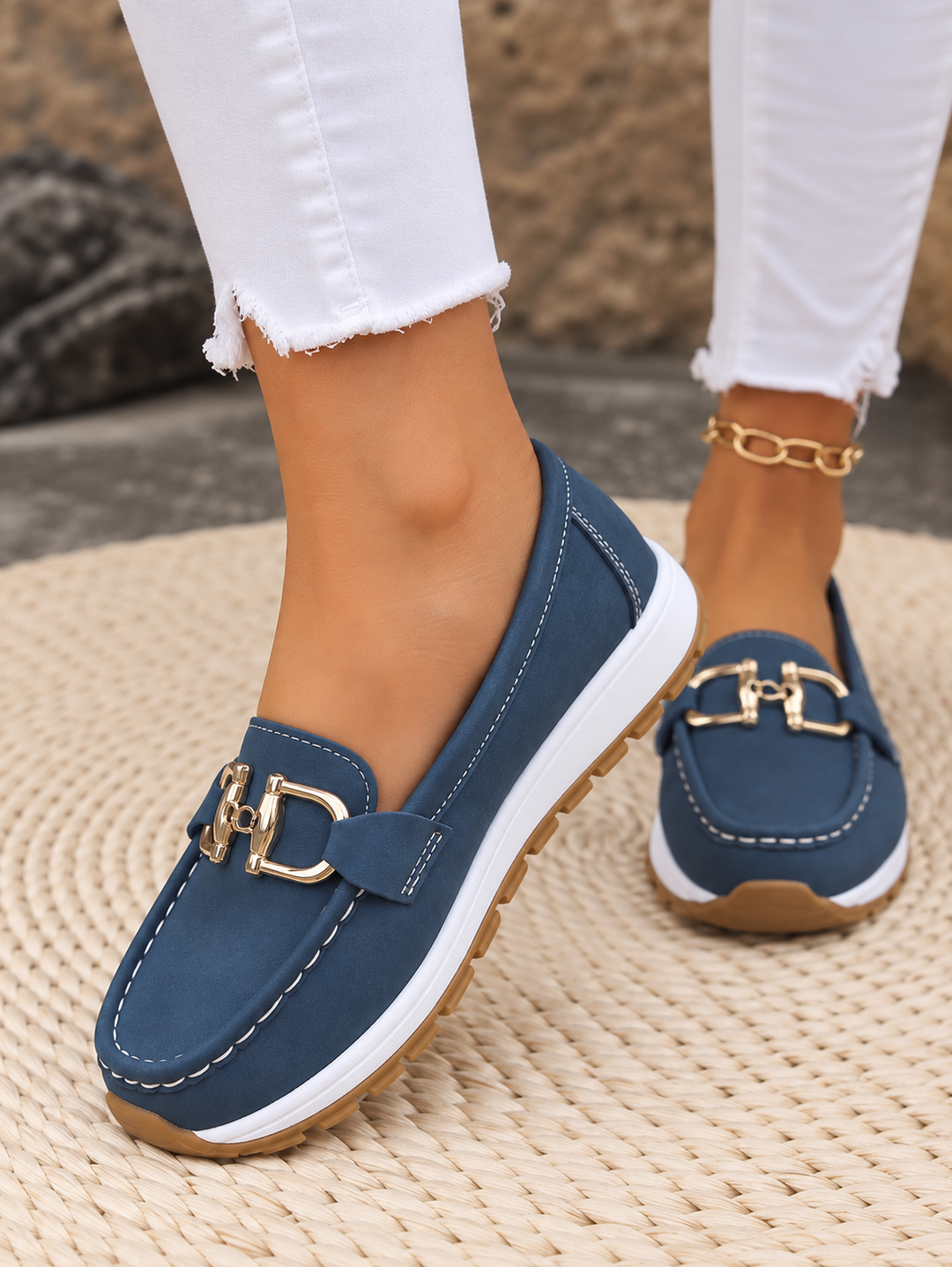 Delavyn - Mocasines con Hebilla Premium