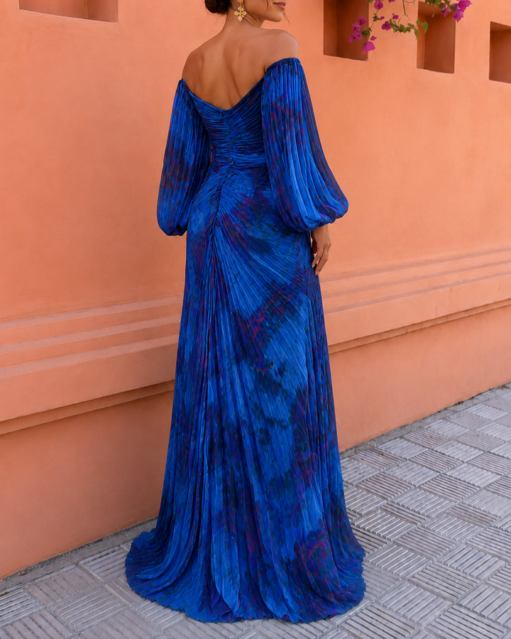 Avalora - Vestido maxi floral elegante