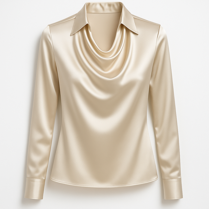 Makenna - Blusa satinada