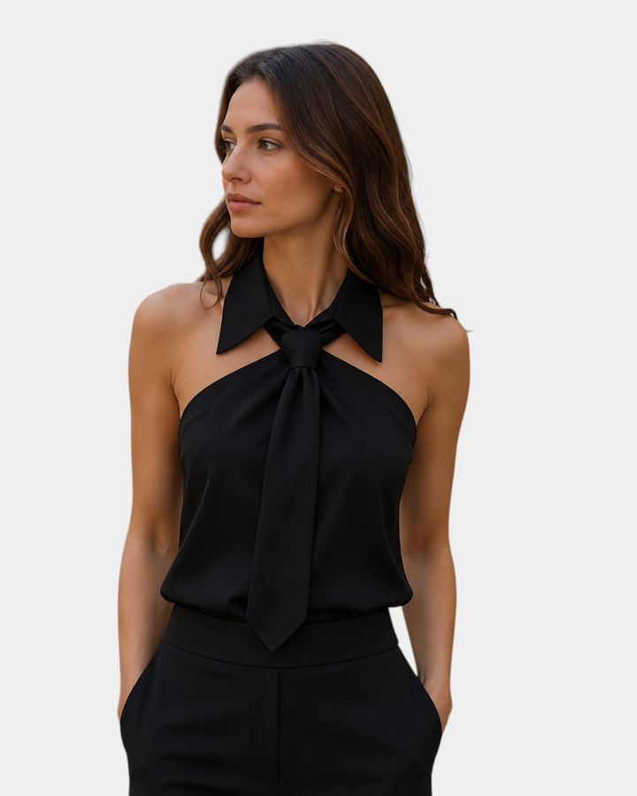 Piper - Blusa elegante con cuello halter