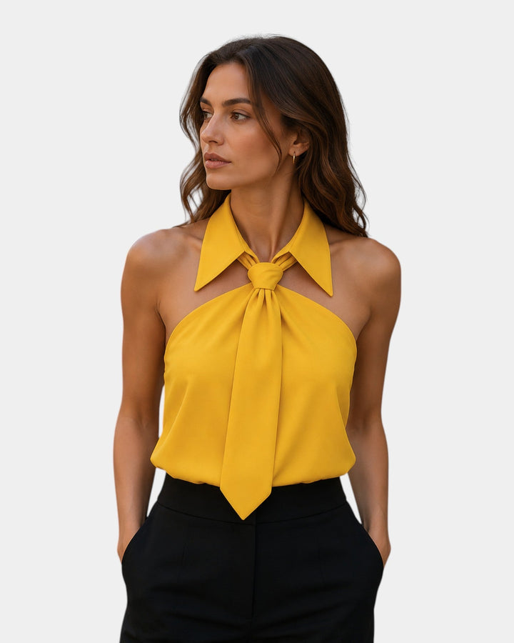 Piper - Blusa elegante con cuello halter