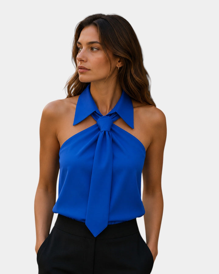 Piper - Blusa elegante con cuello halter