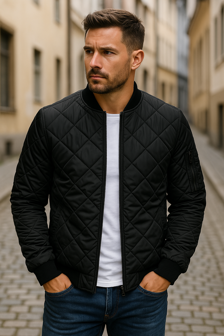 Tanner - Chamarra bomber acolchada