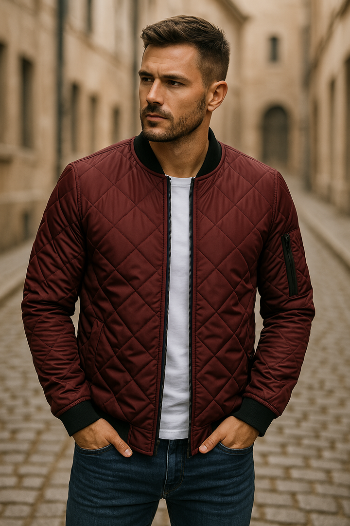 Tanner - Chamarra bomber acolchada