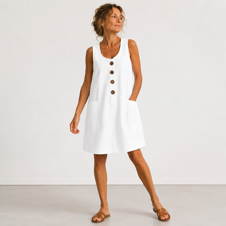 Rosamonde - Vestido de lino veraniego y fresco