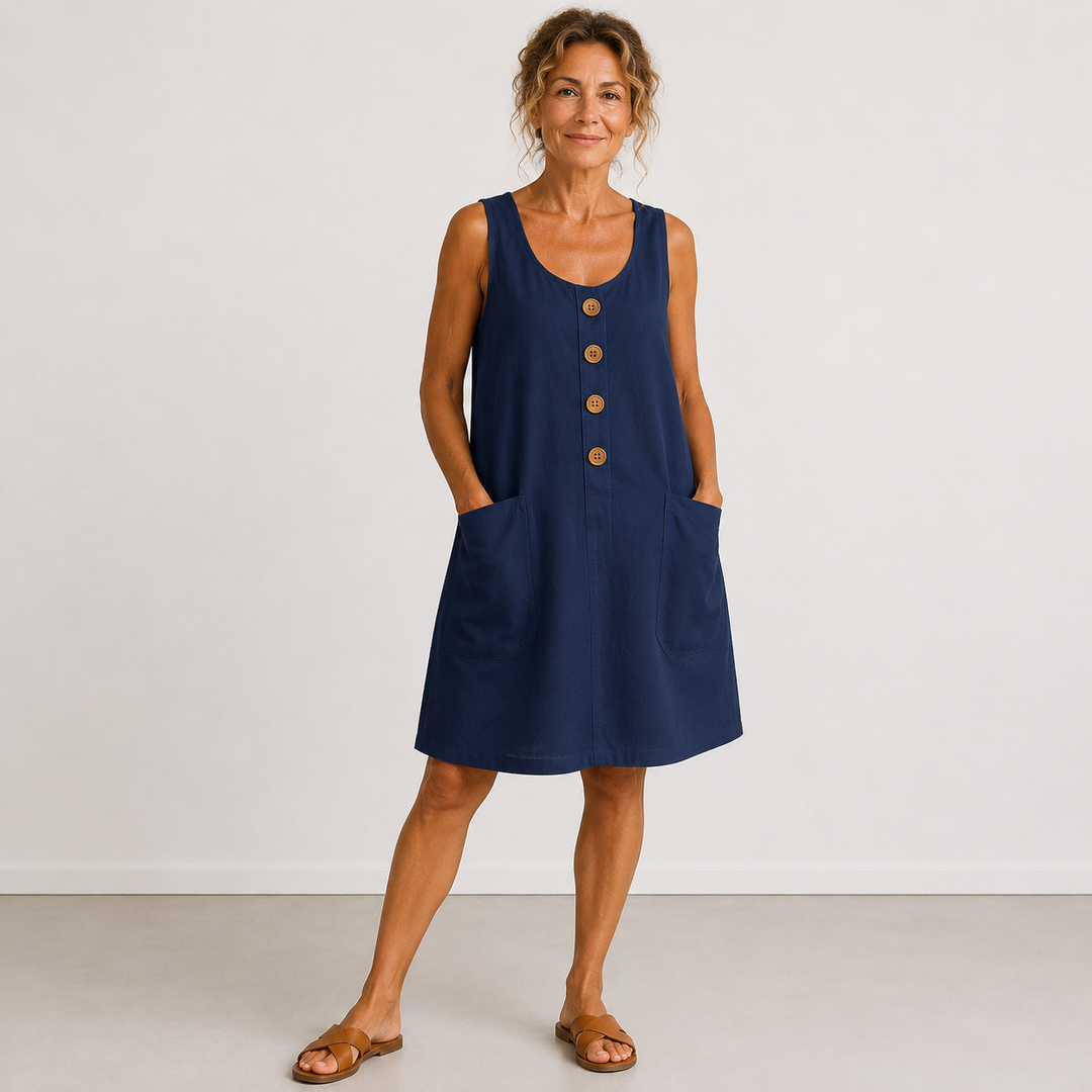 Rosamonde - Vestido de lino veraniego y fresco