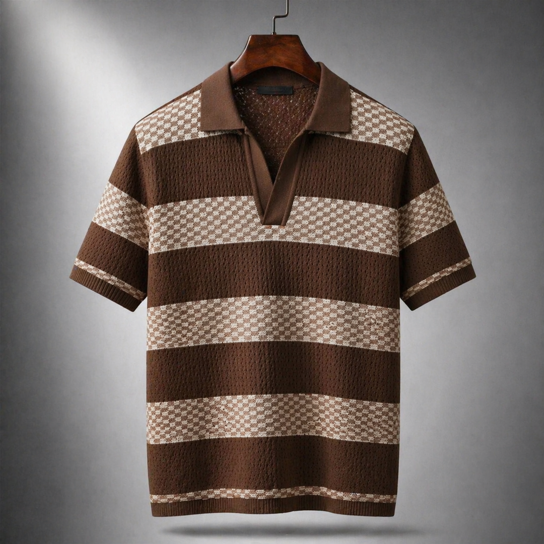 Alden - Polo de tejido texturizado