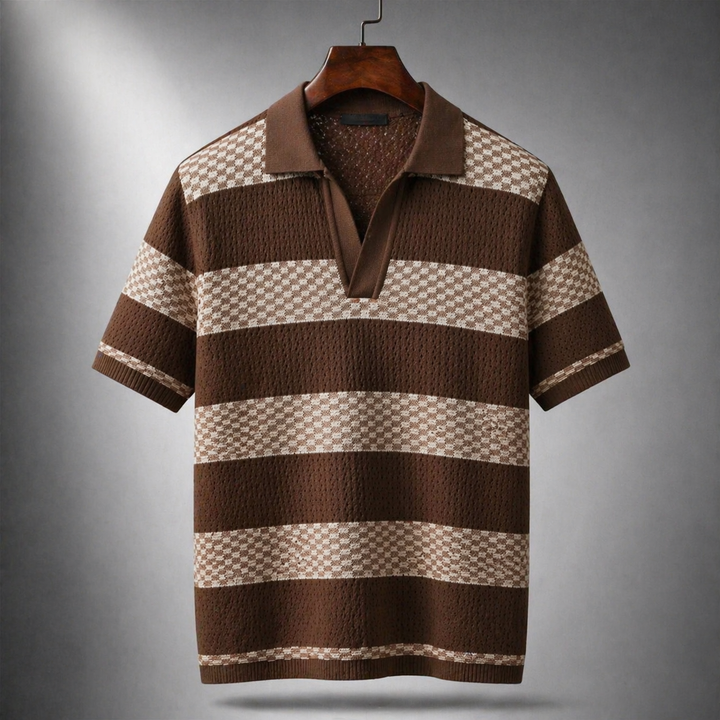 Alden - Polo de tejido texturizado