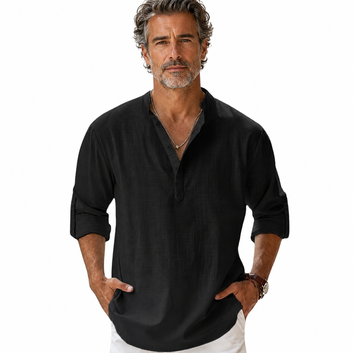 Morland - Camisa de lino transpirable