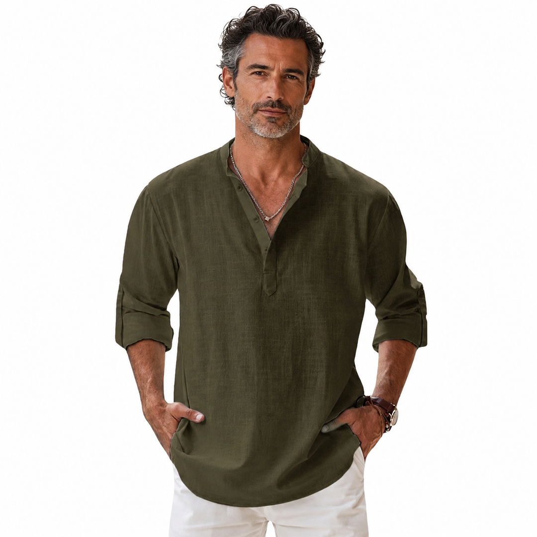 Morland - Camisa de lino transpirable